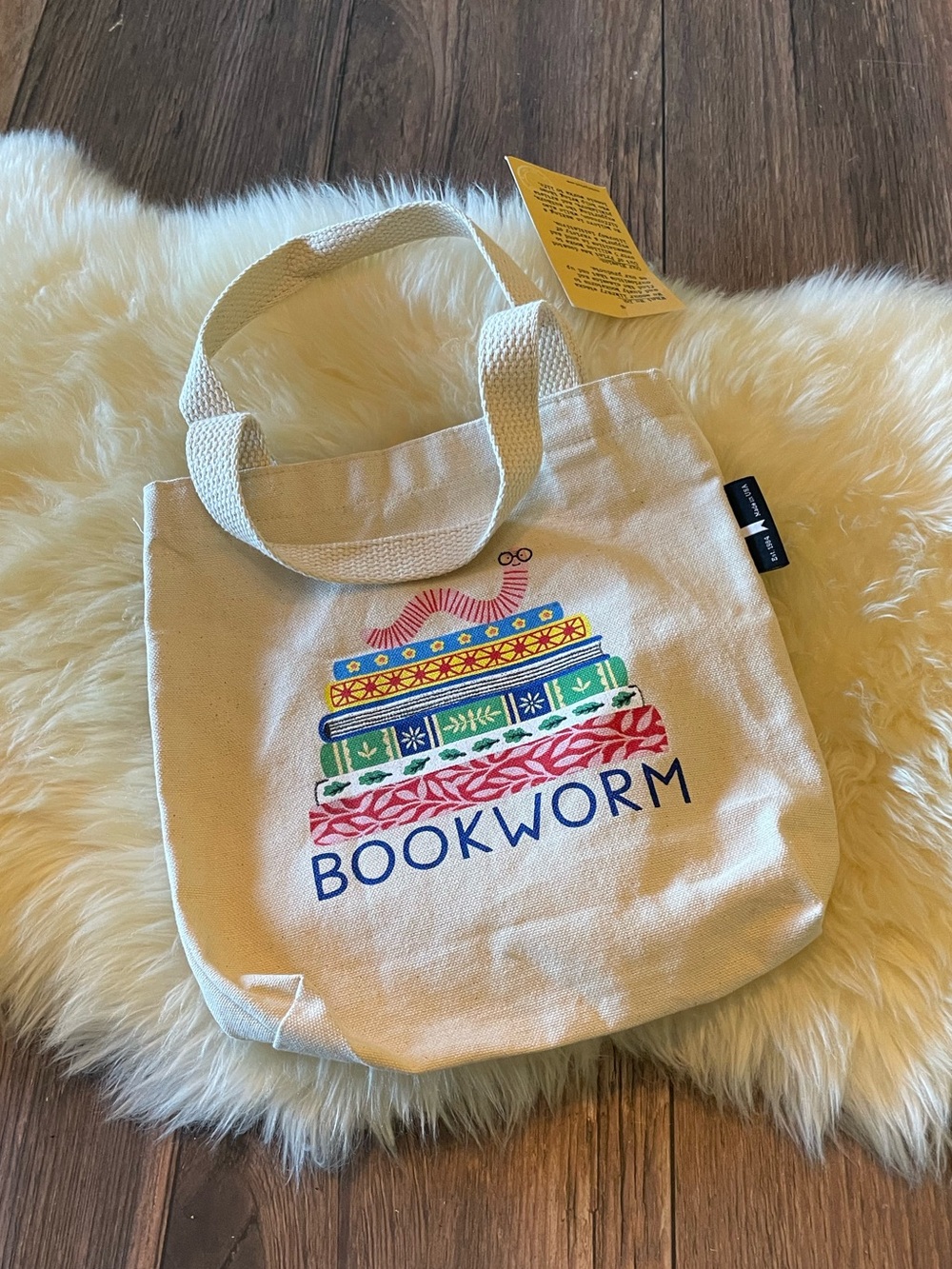 Bookworm Mini Tote Bag - Picture 3 of 4
